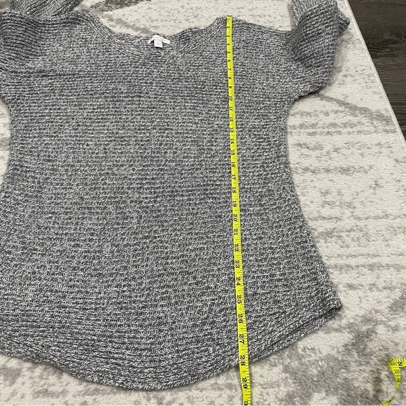 New York & Company Grey 3/4 Sleeve Sweater - Picture 7 of 7